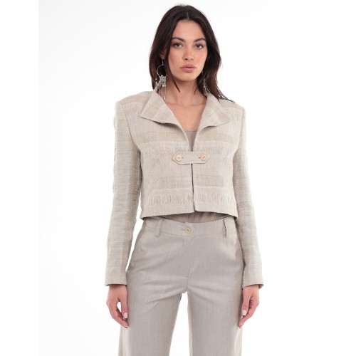 Veste courte Alice beige